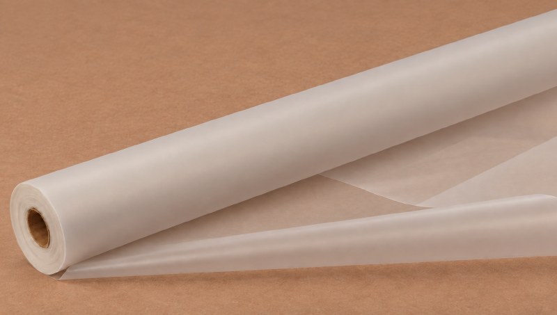 Picture of Frosted Florist Cellophane Wrap 80cmx80m- 50 micron bouquet wrapping film Clear